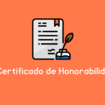 Certificado de Honorabilidad